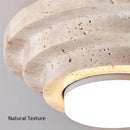 Axyaa Nordic Beige Marble Ceiling Lamp for Guest Room and Restaurant