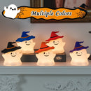 Axyaa RGB Ghost Night Light Rechargeable Lamp for Kids - Cute Halloween Desktop Decor