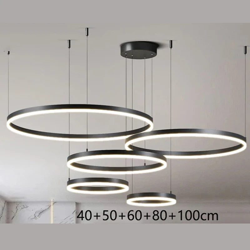 Axyaa Nordic Pendant Chandelier for Living Room Lighting