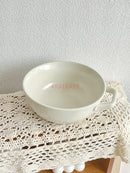 Axyaa 5-inch Ceramic Yogurt Dessert Fruit Bowl Bird's Nest Design