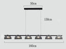 Axyaa LED Chandelier Pendant Light for Modern Dinner Room Ceiling Lamp