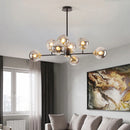 Axyaa Nordic Glass Ball Chandelier Pendant Lamp for Home Indoor Lighting
