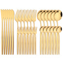 Axyaa 30-Piece Silver Stainless Steel Cutlery Set for Party Kitchen