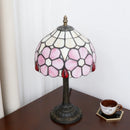 Axyaa Pink Flower Retro Table Lamp - Home Decor Lighting