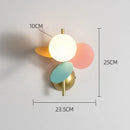 Axyaa Nordic Glass Ball Wall Sconce: Elegant G9 Light for Living Room & Bedroom