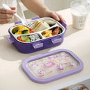 Axyaa Stainless Steel Bento Box with Compartments