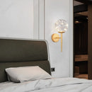 Axyaa LED Glass Sphere Wall Lamp for Bedroom Living Room Dining Room Lighting
