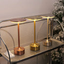 Axyaa Rechargeable Cordless LED Table Lamp with USB Chargers - Portable & Bright