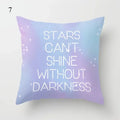 Axyaa Pink Psychedelic Landscape Print Pillowcase for Bedroom Living Room