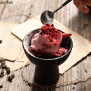 Axya High Feet Ceramic Dessert Bowl Set