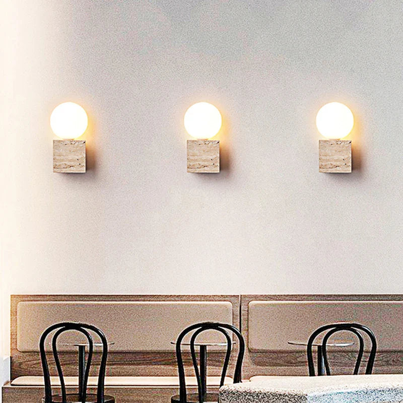 Axyaa Wabi Sabi Wall Sconce Lamps for Scandinavian Home Decoration