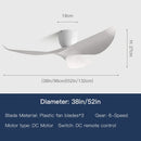 Axyaa 52" Industrial Ceiling Fan 3 Blades Vintage Style for Home or Office