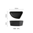 Axyaa Solid Color Ceramic Dinner Plate Set for Restaurant and Home Tableware