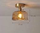 Axyaa Modern Glass Shade Ceiling Lights with E27 Holder