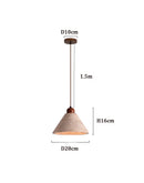 Yellow Travertine Walnut Wood Pendant Light by Axyaa: Wabi Sabi Style Circular Chandelier