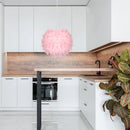 Axyaa Goose Feather Pendant Lamp: Nordic Chandelier for Bedroom and Dining Room