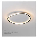 Axyaa Modern Ceiling Lights - Circular Warm LED Bedroom Fixtures