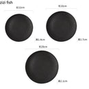 Axyaa Ceramic Steak Plate Set for Molecular Cuisine and Sushi Dish Service