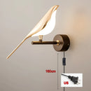Axyaa Chinese Magpie LED Wall Lamp Ceiling Light Touch Switch for Home Decor