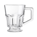 Axyaa Classic Latte Glass Mug, American Layered Iced Coffee Cup, Nordic Crystal Teacup Water