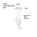 Axyaa Glass Design Ceiling Chandelier Suspension Light for Living Room