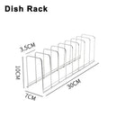 Axyaa Stainless Steel Dish Drainer Rack Kitchen Organizer Pot Lid Shelf