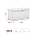 Axyaa Large Folding Storage Box for Cosmetics, Shoes, Clothes - Washable & Moisture-Proof