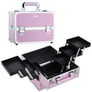 Axyaa Professional Nail & Makeup Suitcase with 6 Trays and Keys