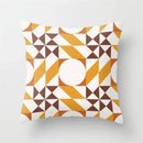 Axyaa Geometric Print Cushion Pillowcase 45x45cm for Home Decor