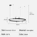 Axyaa Glass Ball LED Chandelier for Home Lighting Décor
