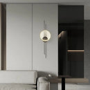 Axyaa Copper LED Wall Lamp: Bedside Foyer Aisle Sconce, 3-Tone Dimming