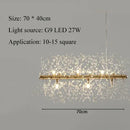 Nordic Snowflake Chandelier by Axyaa: Luxury LED Living Room Light with Atmosphere & Style