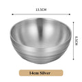 Axyaa Insulated Stainless Steel Ramen Bowl Set for Home Kitchen