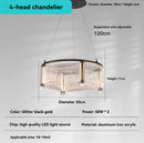 Axyaa Acrylic LED Pendant Lights: Modern Luxe Ceiling Chandeliers