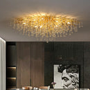Axyaa Luxury Crystal Chandelier for Modern Restaurant Villa Living Room Hall Stairs