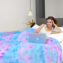 Axyaa Cozy Mother-Daughter Throw Blanket for Home and Travel