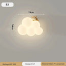Axyaa Cloud Wall Lamps Cream Style Cartoon Kids Bedroom Lighting Fixtures