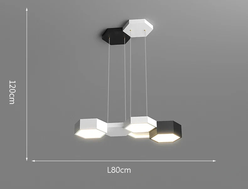 Axyaa Stainless Steel LED Chandelier for Nordic Dining Room Decor