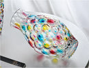 Axyaa Nordic Glass Ornament: Stylish Homestay Restaurant Vase Ornament for Elegant Living Space