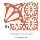 Boho Shapes Tile Decals by Axyaa: Vinyl Stickers for Home Decor