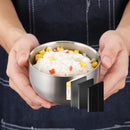 Axyaa Double-layer Stainless Steel Rice Bowl with Lid - Heat-insulating Soup Bowl