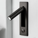 Axyaa Rotating LED Wall Lamp Bedside Sconce - Brightening Bedrooms, Hallways, and Stairways