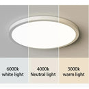 Axyaa Ultra-Thin LED Ceiling Lamps Warm Cold Natural White Living Room Bedroom Foyer