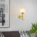 Axyaa Glass Ball LED Wall Lights: Modern Nordic Bedroom Lamp