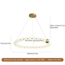 Axyaa Europe Luxury LED Ceiling Chandelier Pendant Lights for Home Decor