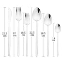 Axyaa 32Pcs Stainless Steel Cutlery Set Silverware Flatware Dinnerware Kit