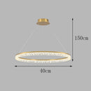Axyaa Modern LED Pendant Light Chandeliers for Living Room and Dining Room