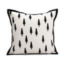Axyaa American Style Black White Sofa Cushion Cover Pillowcase Set