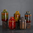 Axyaa Ceramic Cylinder Mug Coarse Pottery Coffee Cup Home Office Decor