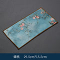 Axyaa Chinese Painted Tea Napkin Tea Ceremony Towel Placemat Set